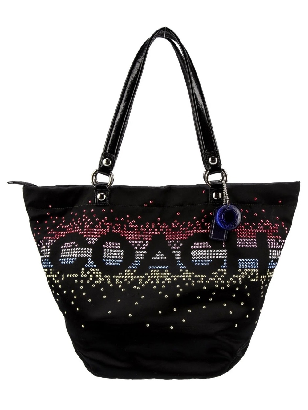 Coach limited edition Black Studded Logo Tote Bag